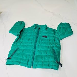 Patagonia Green Down Sweater Jacket 2T